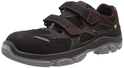 Stabilus 6134A, Unisex SRA Sicherheitsschuhe, Schwarz Rot, 35 EU (2.5 UK) von Stabilus