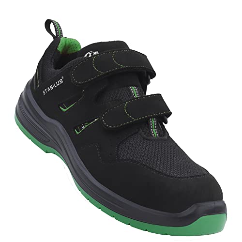 STABILUS Cody Air Green ESD S1PL (schwarz-grün, EU Schuhgrößensystem, Erwachsene, Herren, Numerisch, M, 40) von STABILUS