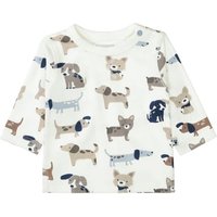 STACCATO Shirt offwhite dog gemustert von Staccato