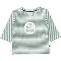 STACCATO Shirt pale green gestreift von Staccato