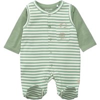 STACCATO Strampler+Shirt pine green gestreift von Staccato