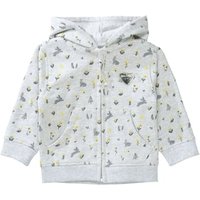 STACCATO Sweatjacke soft grey melange gemustert von Staccato