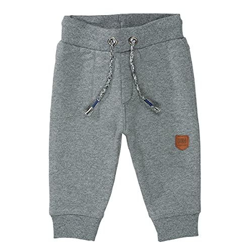 Staccato Jungen Baby Jogginghose | Kordelzug | elastische Rippbündchen, Stone Grey Mel., 86 von Staccato