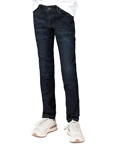 Staccato Jungen Jeans - elastischer Stretchstoff, weitenverstellbarer Innenbund, Straight Leg - Passform: Regular Fit, Farbe: Blue Denim, Größe: 176 von Staccato