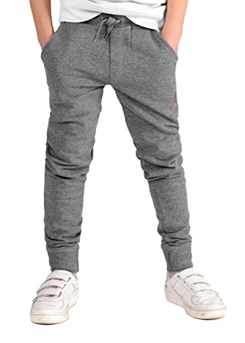 Staccato Jungen Jogginghose - Kordelzug, elastische Rippbündchen, formbeständig für Sport und Freizeit - Farbe: Anthra, Größe: 104/110 von Staccato