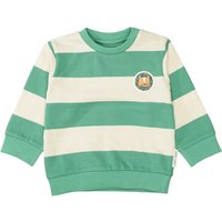 Staccato Sweatshirt emerald gestreift von Staccato