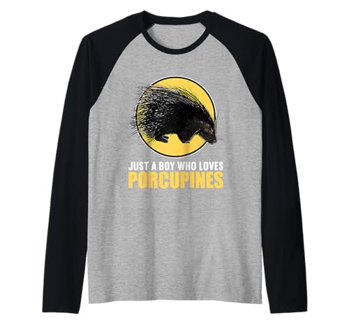 Herren Stachelschweine Stachelschwein Raglan von Stachelschweine Stachelschwein Tier Shop