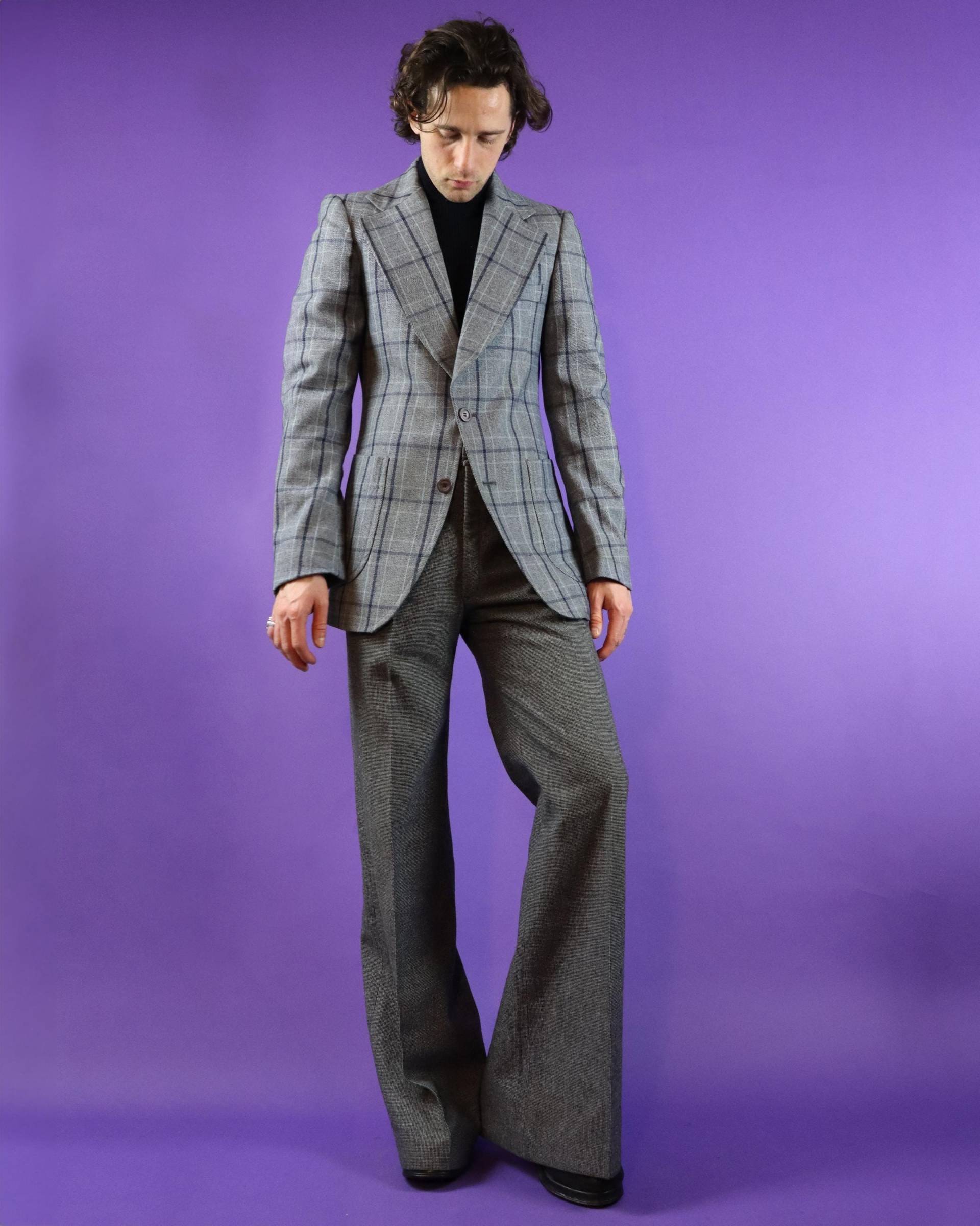 Vintage 1970Er Jahre Karierter Blazer Vintage 1970Er Jahre Karierter Blazer von StacksVintageUK