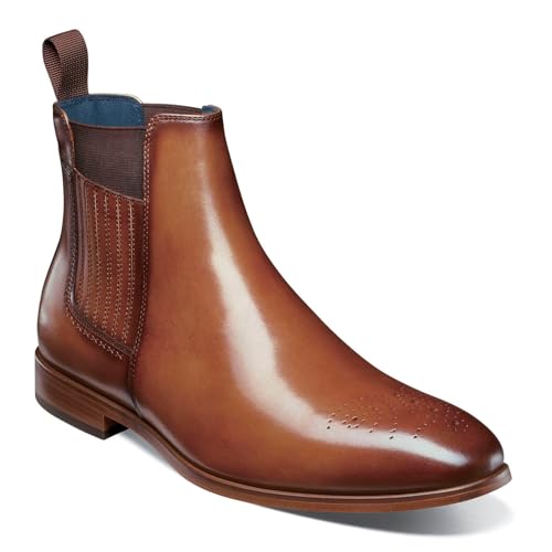 STACY ADAMS Herren Bradley Chelsea Boot, Hellbraun, 14 Wide von Stacy Adams