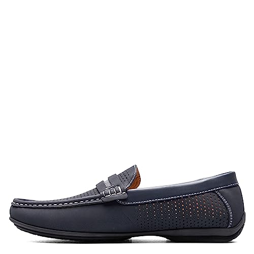 STACY ADAMS Herren Corby Fahrer-Slipper, Marineblau, 49 EU von Stacy Adams