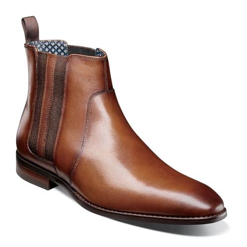 STACY ADAMS Herren Kalen Chelsea Boot, Cognac, 41.5 EU von Stacy Adams
