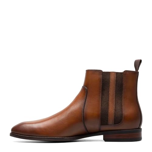 Stacy Adams Kalen Chelsea Boot für Herren, Cognac, Größe 48, Cognac, 49.5 EU von Stacy Adams