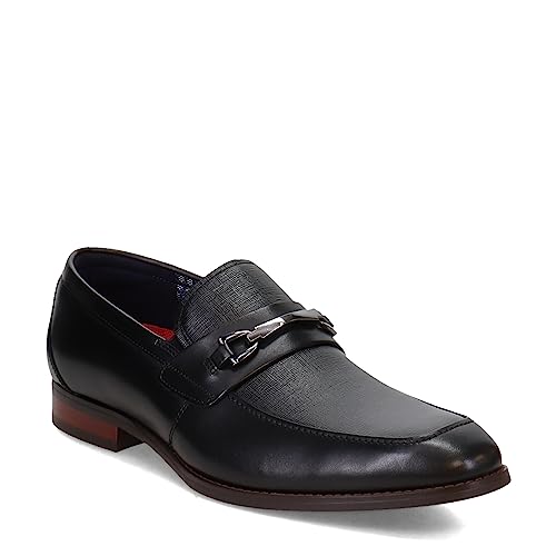 Stacy Adams Herren Kaylor Moc Toe Bit Slip-On, Schwarz, 42 EU von Stacy Adams