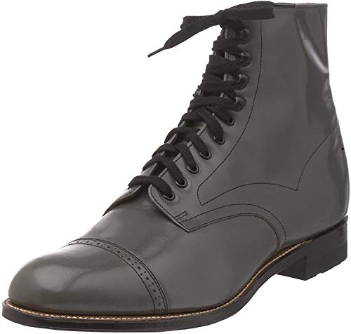 STACY ADAMS Herren Madison Cap Toe Boots, Grau (Steel Gray - 15), 42 EU von Stacy Adams