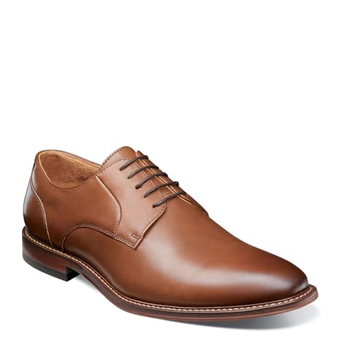 STACY ADAMS Herren Marlton Plain Toe Oxford, Schokolade, 48 EU von Stacy Adams