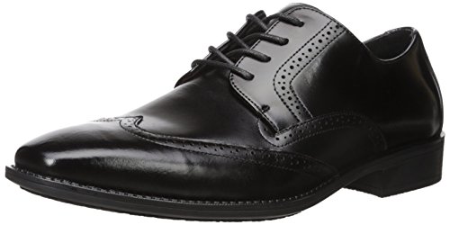 STACY ADAMS Men's Abbott Slip Resistant Cap Toe Oxford, Black, 9 M US von Stacy Adams