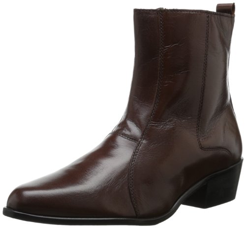 STACY ADAMS Santos Herren Stiefel mit seitlichem Reißverschluss, Braun (cognac), 41 EU von Stacy Adams