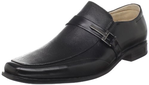 Stacy Adams Herren Beau Moc Toe Bit Slip-On Loafer, Schwarz (schwarz), 44 EU von Stacy Adams