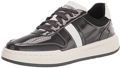 STACY ADAMS Herren Cashton Schnüren Sneaker, Graues Lack, 42.5 EU von Stacy Adams