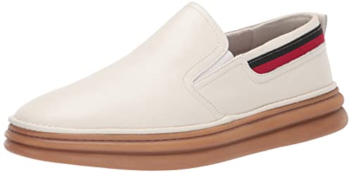 STACY ADAMS Herren Delmar Slip on Sneaker, Weiss/opulenter Garten, 43 EU von Stacy Adams