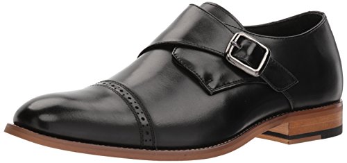 STACY ADAMS Herren Desmond Cap Toe Monk Strap Mnch-Schnallenschuh, schwarz, 43 EU Weit von Stacy Adams