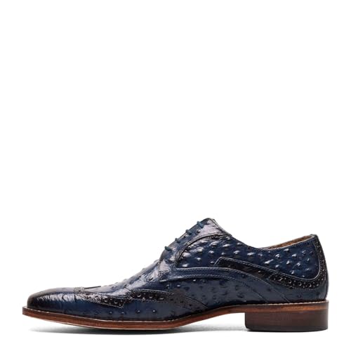 Stacy Adams Herren Gennaro Wingtip Oxford, dunkelblau, 47 EU von Stacy Adams