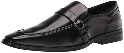 Stacy Adams Herren Kester Slip on Loafer Slipper, Schwarz, 43 EU von Stacy Adams