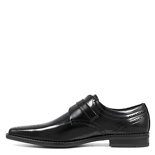 STACY ADAMS Herren Kinsley Single Monk Strap Oxford, schwarz, 46 EU von Stacy Adams