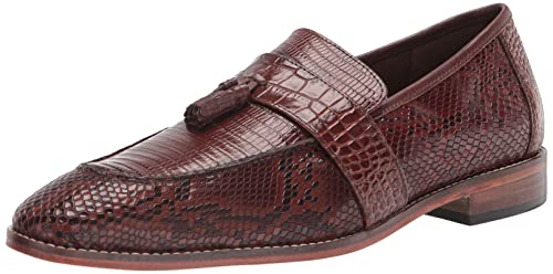 STACY ADAMS Herren Pacetti Tassel Slip on Loafer Slipper, Cognac, 42 EU von Stacy Adams