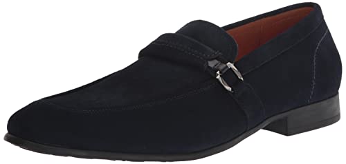 Stacy Adams Herren Quillan Moc Toe Slipper, Marineblau (Veloursleder), 49 EU von Stacy Adams