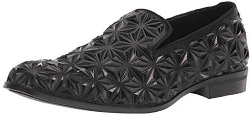 Stacy Adams Herren Sequence Slip on Loafer Slipper, Schwarz, 42 EU von Stacy Adams