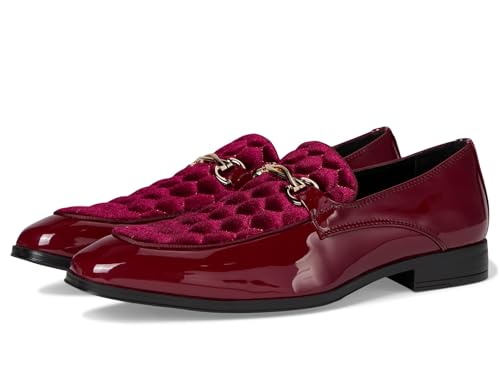 Stacy Adams Herren Sprague Moc Toe Slip On Collegeschuh (Loafer), Burgunderrot, 44.5 EU von Stacy Adams
