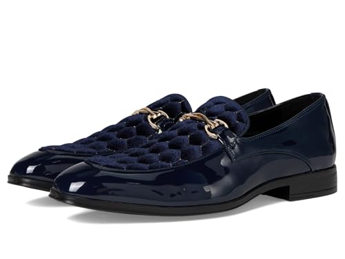 Stacy Adams Herren Sprague Moc Toe Slip on Slipper, Navy, 49.5 EU von Stacy Adams