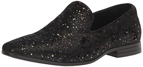 Stacy Adams Herren Stellar Glitzer-Schlupfschuh Slipper, Schwarz, 39.5 EU von Stacy Adams