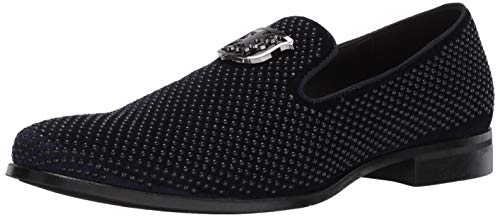 Stacy Adams Herren Swagger Nieten, zum Hineinschlüpfen Fahrer-Slipper, Navy, 46.5 EU von Stacy Adams