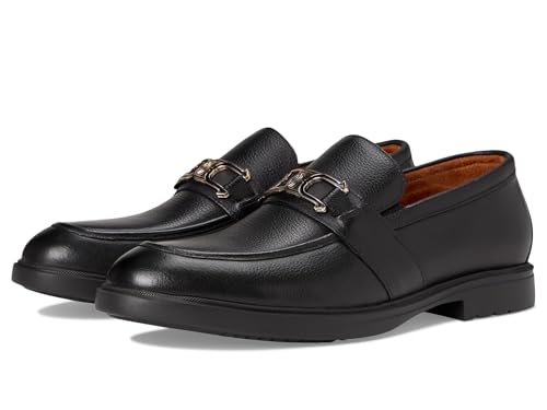 Stacy Adams Herren Todridge Moc Toe Slip on Collegeschuh (Loafer), Schwarz (Black Tumble), 42.5 EU von Stacy Adams