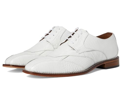 Stacy Adams Herren Tristano Bike Toe Lace Up Oxford, Weiss/opulenter Garten, 44.5 EU Weit Stacy Adams Herren Tristano Bike Toe Lace Up Oxford, Weiss/opulenter Garten, 44.5 EU Weit von Stacy Adams