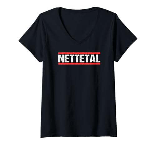Damen Stadt NETTETAL T-Shirt mit V-Ausschnitt von Stadt NETTETAL