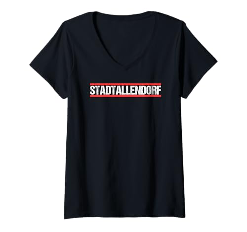Damen Stadt STADTALLENDORF T-Shirt mit V-Ausschnitt Damen Stadt STADTALLENDORF T-Shirt mit V-Ausschnitt von Stadt STADTALLENDORF
