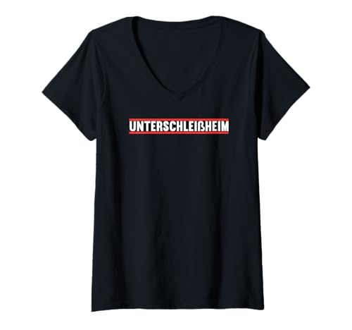 Damen Stadt UNTERSCHLEIßHEIM T-Shirt mit V-Ausschnitt Damen Stadt UNTERSCHLEIßHEIM T-Shirt mit V-Ausschnitt von Stadt UNTERSCHLEIßHEIM