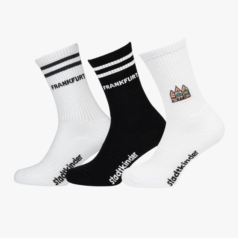 Frankfurt Socken 3Er-Set Mix, Römer, Frankfurt Weiß & Schwarz, Sportsocken, Tennissocken Frankfurt Socken 3Er-Set Mix, Römer, Frankfurt Weiß & Schwarz, Sportsocken, Tennissocken von StadtkinderCom
