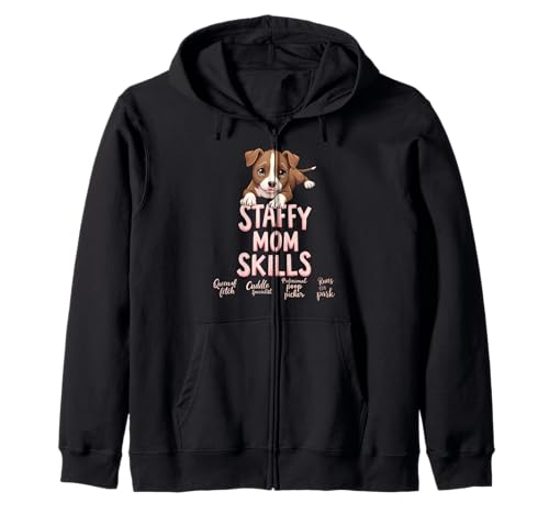 Lustiges Staffy Mom Dog Stafford Mama Humor Zitat Kapuzenjacke Lustiges Staffy Mom Dog Stafford Mama Humor Zitat Kapuzenjacke von Staffordshire Bull Terrier Fun Designs
