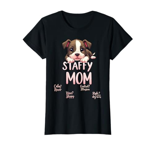 Lustiges Staffy Mom Dog Stafford Mama Humor Zitat T-Shirt Lustiges Staffy Mom Dog Stafford Mama Humor Zitat T-Shirt von Staffordshire Bull Terrier Fun Designs