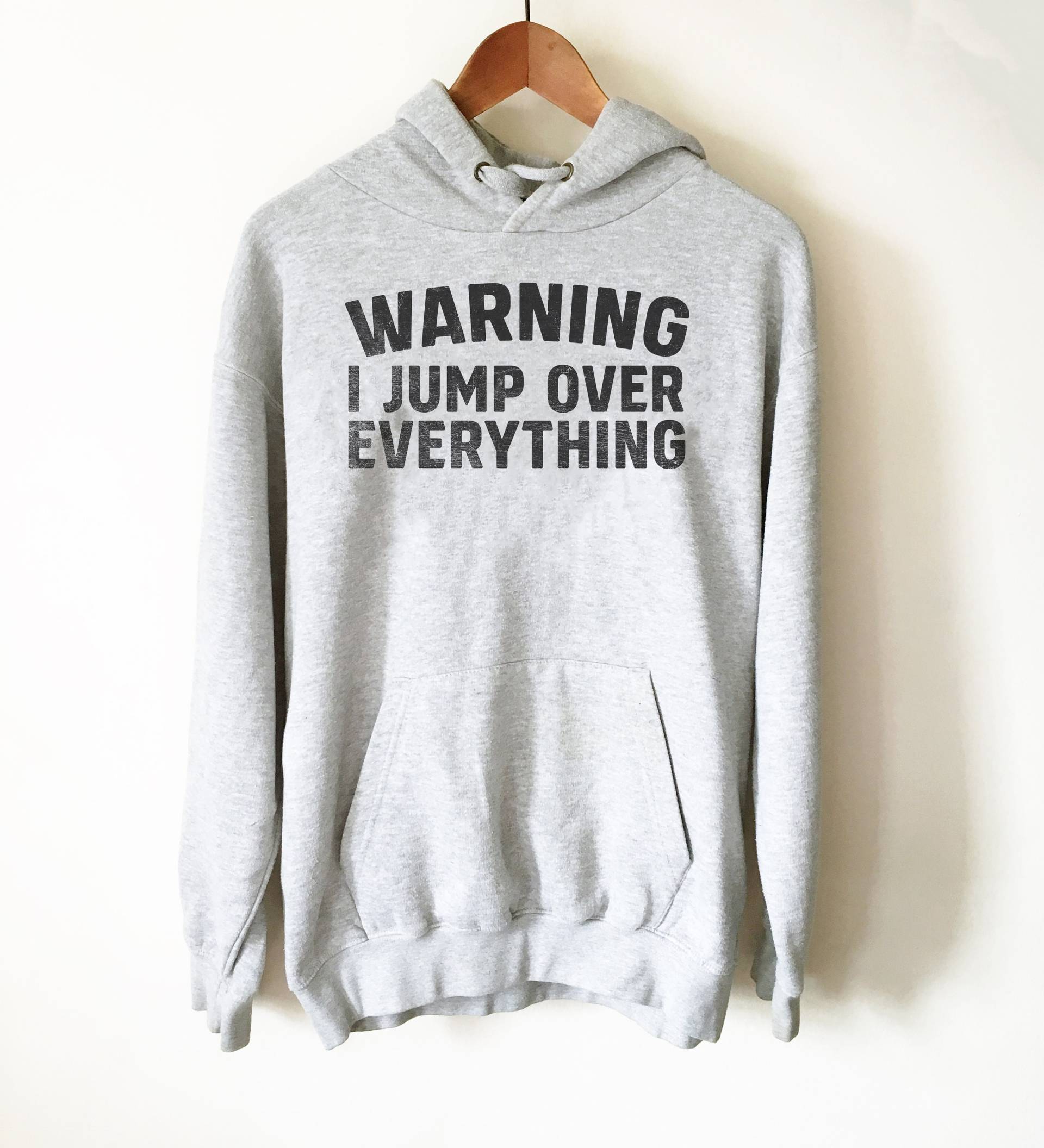 Achtung Ich Springe Über Alles Hoodie - Freerunning Shirt, Geschenk, Free Run, Acrobat Gymnast Shirt von StagandPeachCo