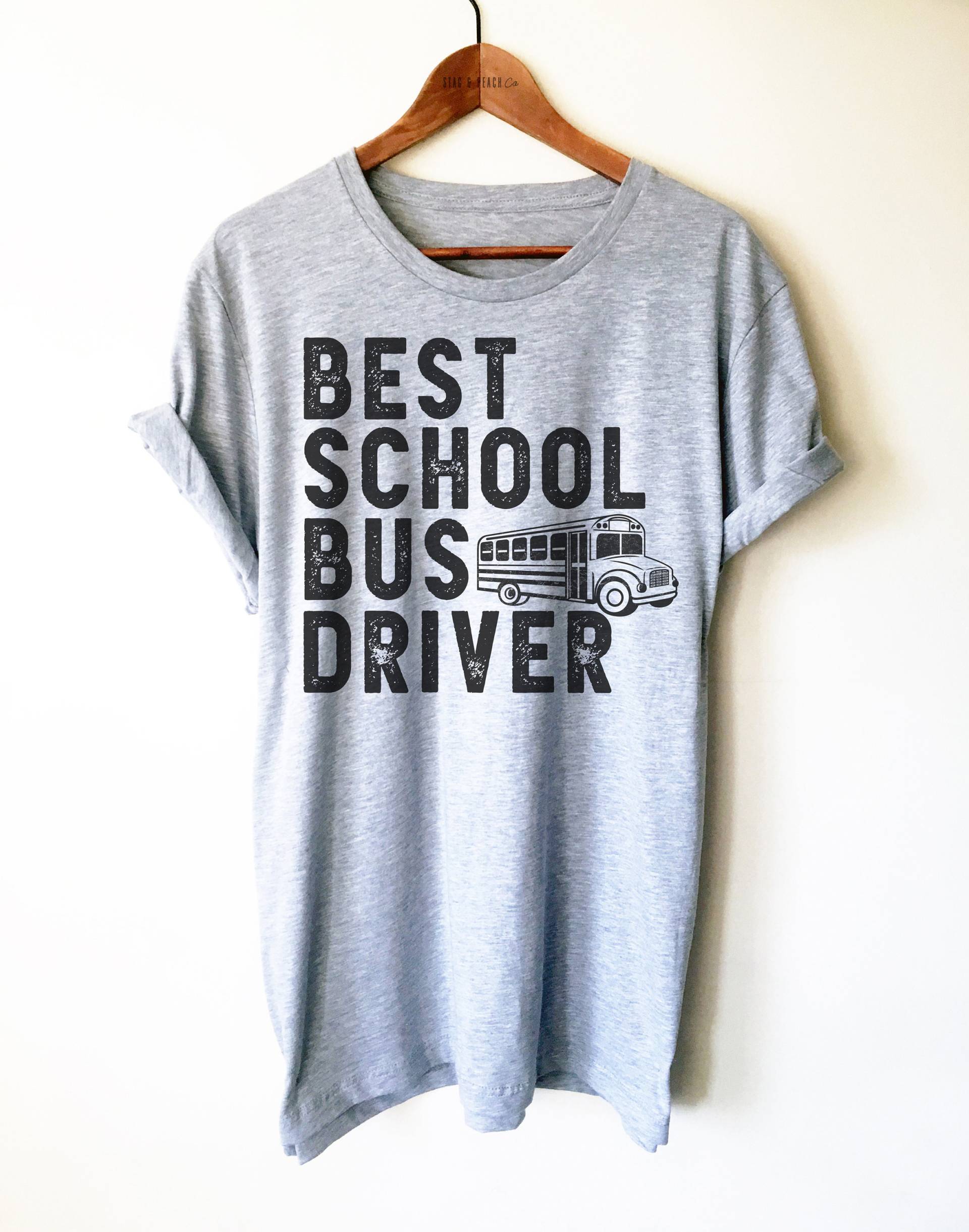 Bester Schulbusfahrer Shirt/Tank Top Hoodie - Busfahrer Geschenk, Shirt, Schulbusfahrer, Schulanfang, Geschenke von StagandPeachCo