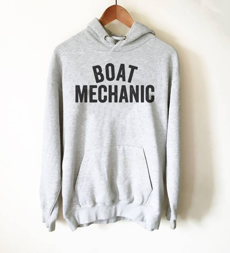 Bootsmechaniker Hoodie - Motorboot Shirt, Geschenk, Boot See Schnellboot von StagandPeachCo