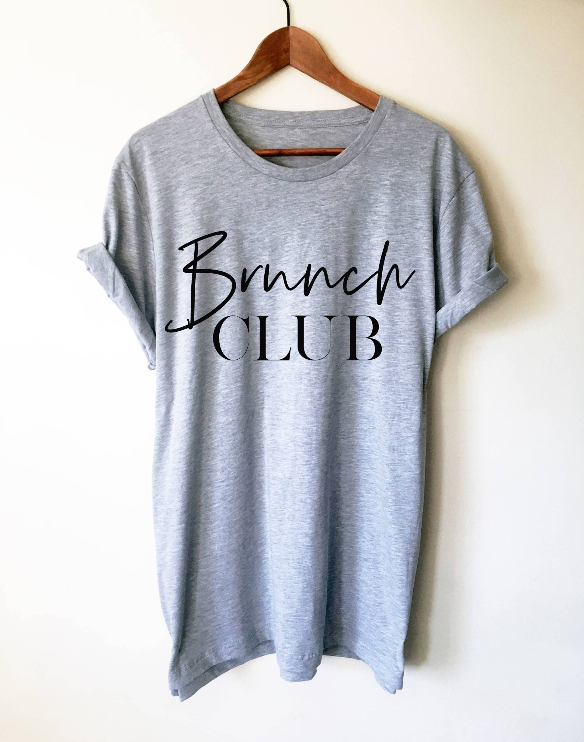 Brunch Club Unisex Shirt - Shirt, Sonntagsbrunch Und Bubbly Lustiges Frühstück Brunch Club Unisex Shirt - Shirt, Sonntagsbrunch Und Bubbly Lustiges Frühstück von StagandPeachCo