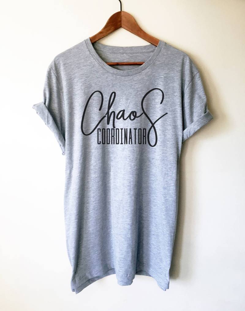 Chaos Coordinate Unisex Shirt, Mama Coordinater Geschenk, Lustiges Lehrerin Shirt Chaos Coordinate Unisex Shirt, Mama Coordinater Geschenk, Lustiges Lehrerin Shirt von StagandPeachCo