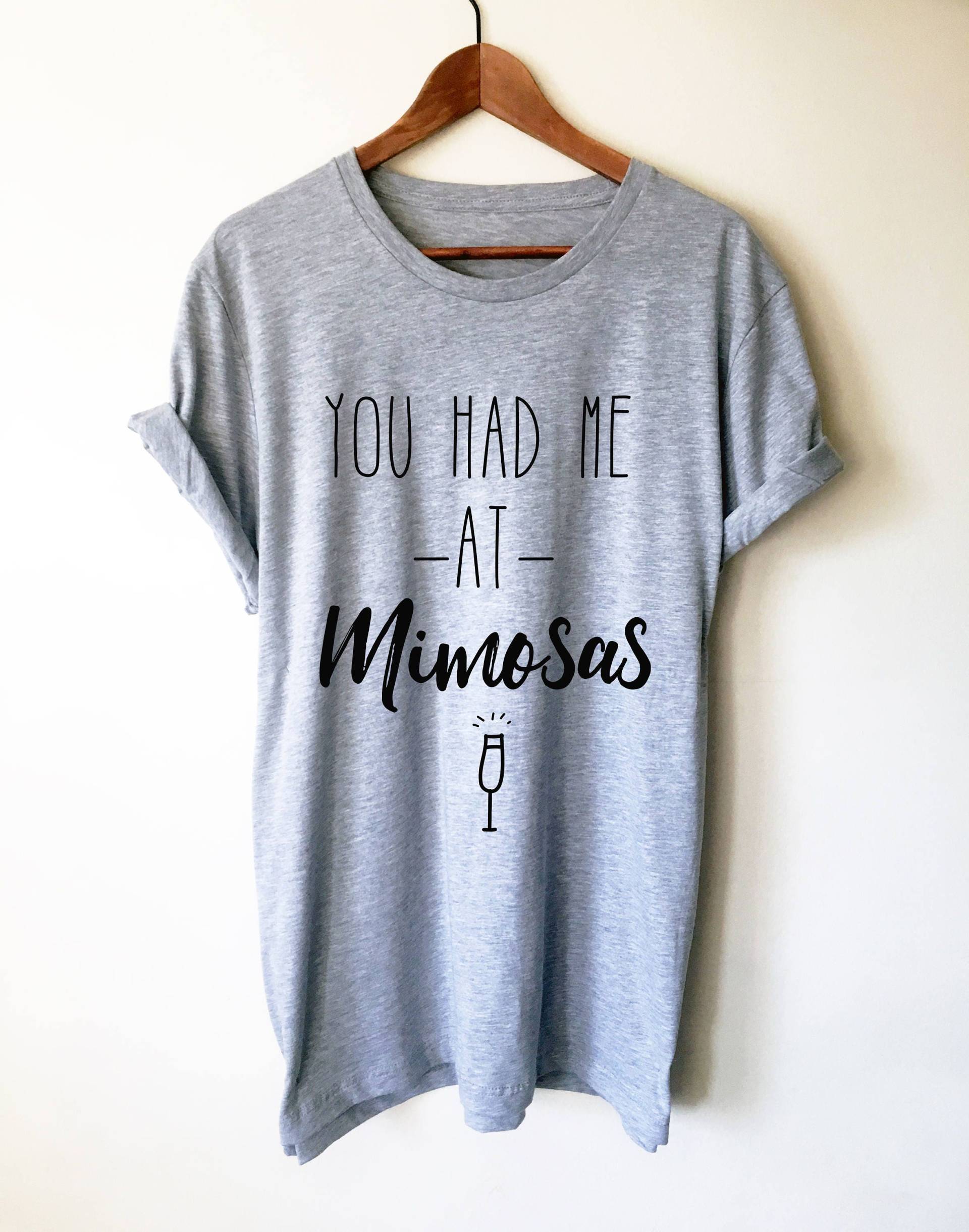 Du Hattest Mich Bei Mimosas Unisex Shirt - Mimosa Shirt, Shirts, Brunch Sonntags Und Bubbly, Cocktail Du Hattest Mich Bei Mimosas Unisex Shirt - Mimosa Shirt, Shirts, Brunch Sonntags Und Bubbly, Cocktail von StagandPeachCo