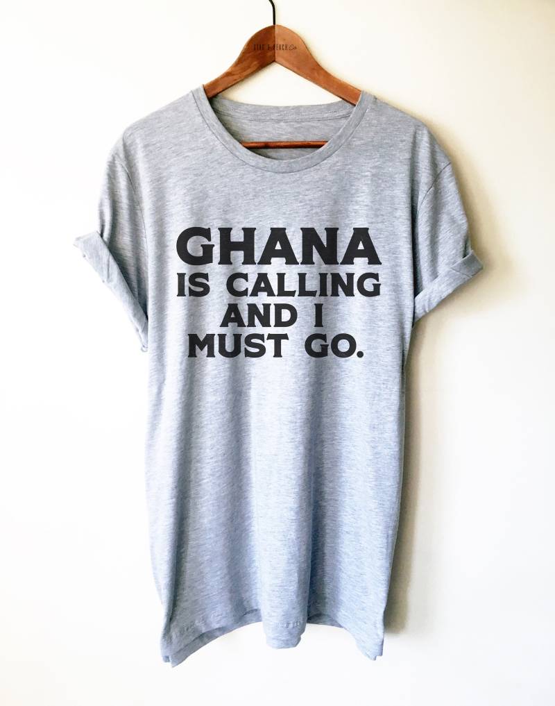Ghana Unisex Shirt - Is Calling Shirt, Afrika Ghanaian Pride Tshirt, Geschenke, Kleidung von StagandPeachCo